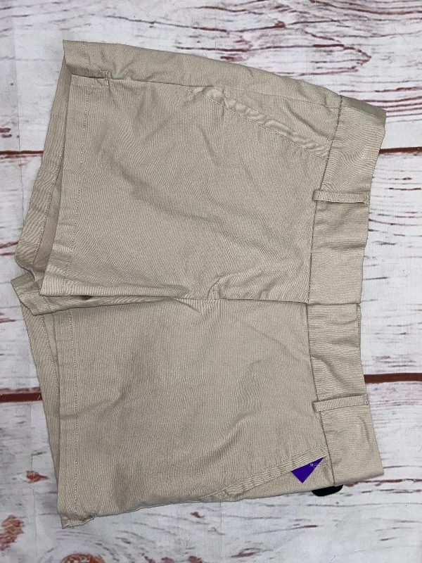 Relaxed Wear Shorts By Ann Taylor O In Khaki, Size: 4