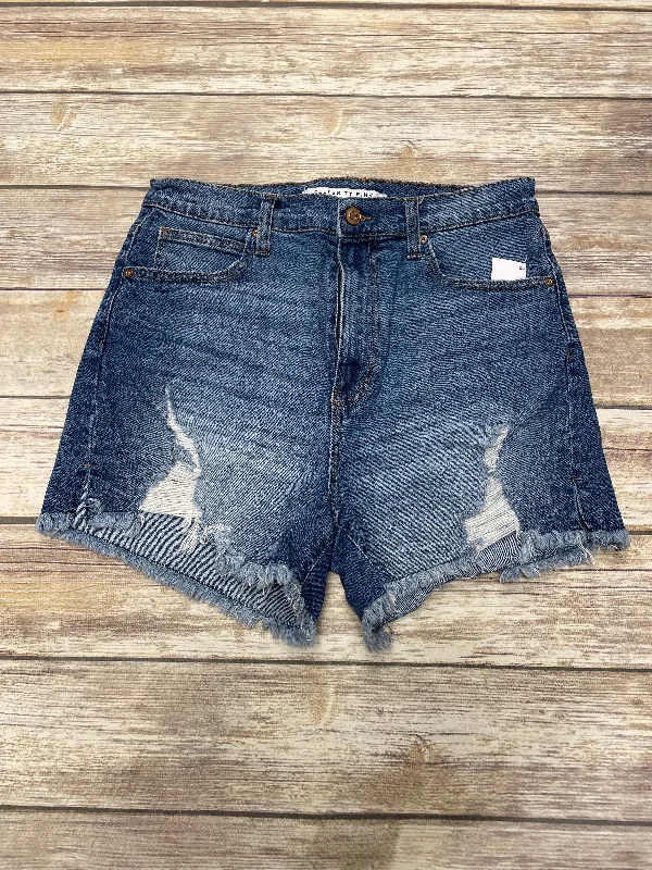 Comfortable Wear Shorts By Celebrity Pink In Blue Denim, Size: 10