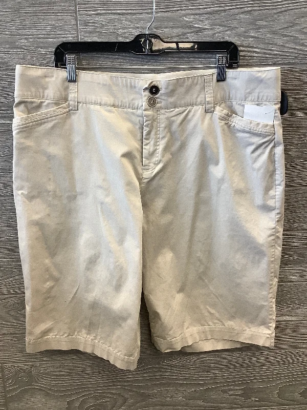 Practical Style Shorts By Cj Banks In Bronze, Size: 20