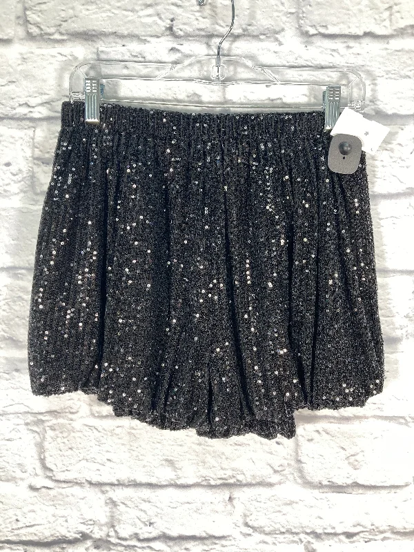 College Style Shorts By Endless Rose In Black, Size: 6