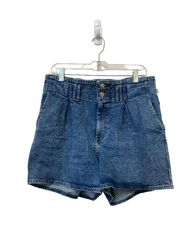 Chic Comfort Shorts By Express In Blue Denim, Size: 10