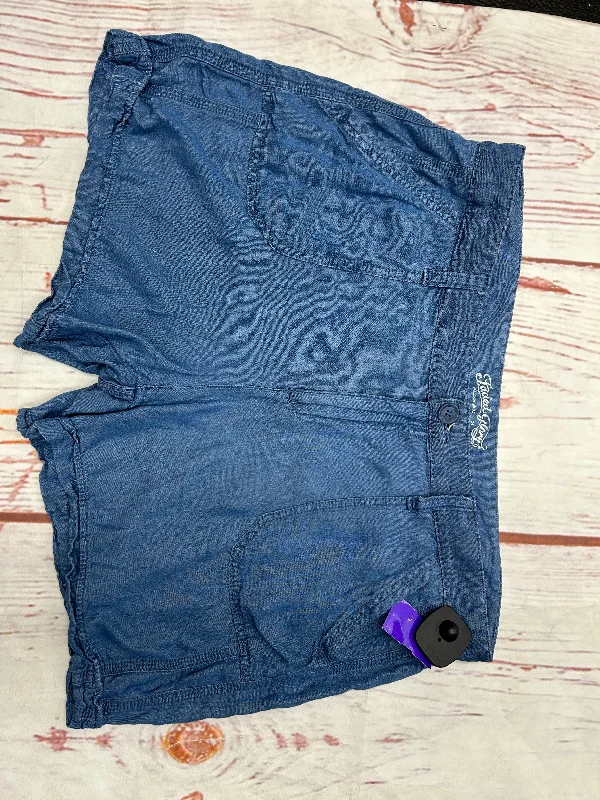 French Style Shorts By Faded Glory In Denim Blue, Size: 14