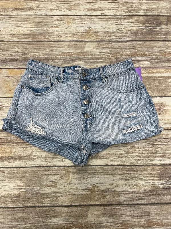 Timeless Outfits Shorts By Forever 21 In Blue Denim, Size: 10