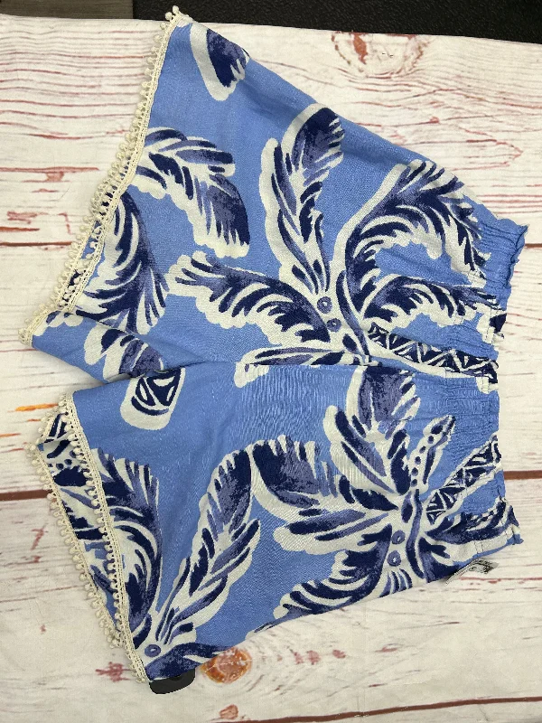 Relaxed Dresses Shorts By H&m In Blue White, Size: M