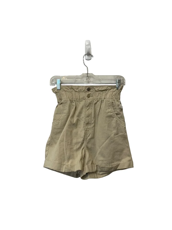 Soft Fabrics Shorts By H&m In Tan, Size: 2