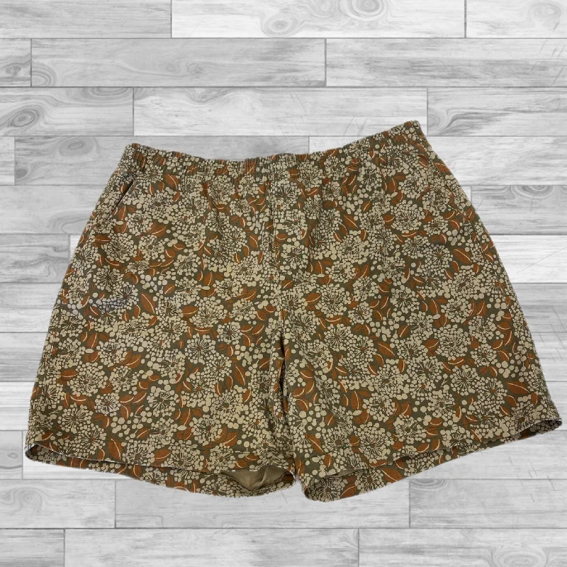 Light Dressing Shorts By Lands End In Olive, Size: 16