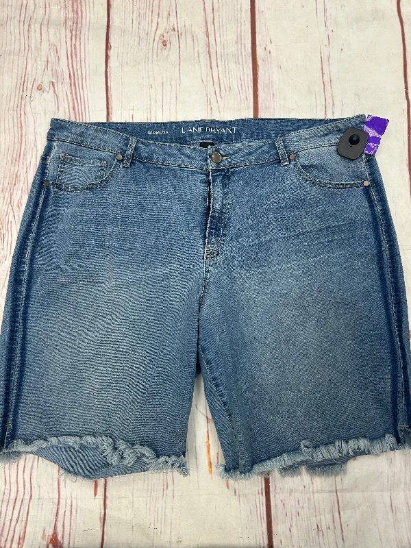 Layered Comfort Shorts By Lane Bryant In Denim Blue, Size: 22
