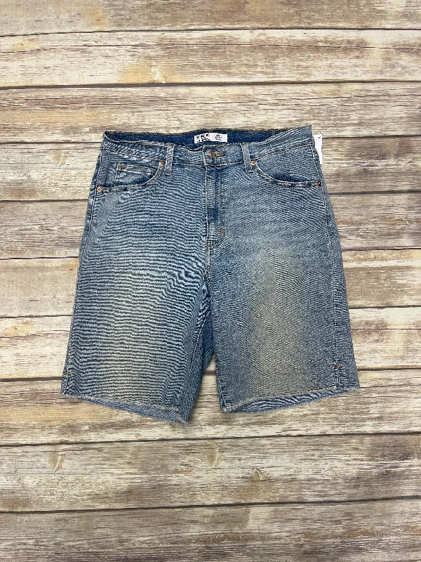 Comfortable Chic Shorts By Levis In Blue Denim, Size: 12