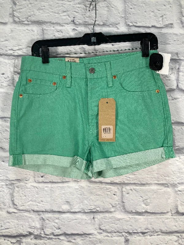 Versatile Items Shorts By Levis In Green Denim, Size: 6