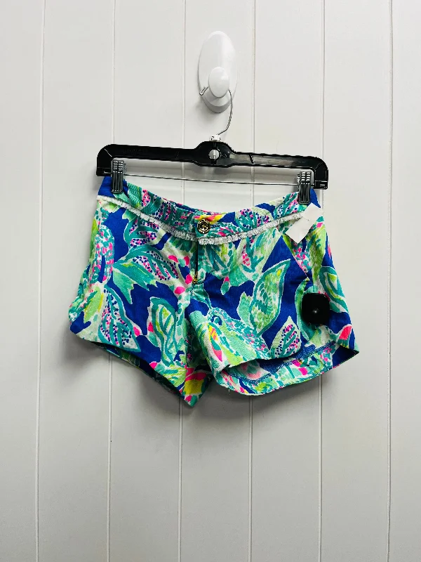 Bright Colors Shorts By Lilly Pulitzer In Blue & Green, Size: 00