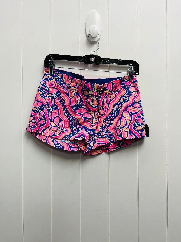 Dressing Tips Shorts By Lilly Pulitzer In Blue & Pink, Size: 00