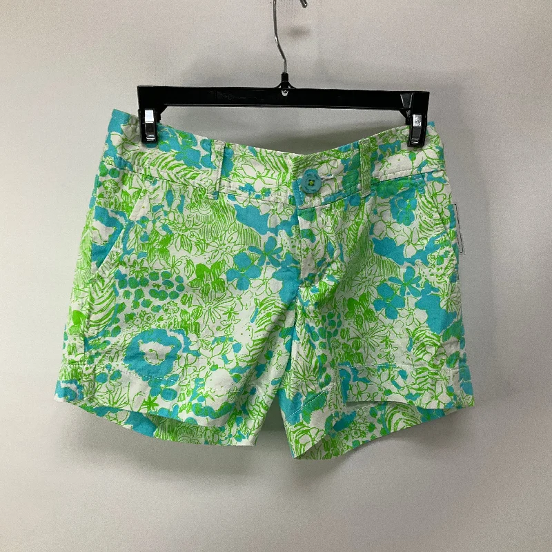 European And American Style Shorts By Lilly Pulitzer In Multi-colored, Size: 00