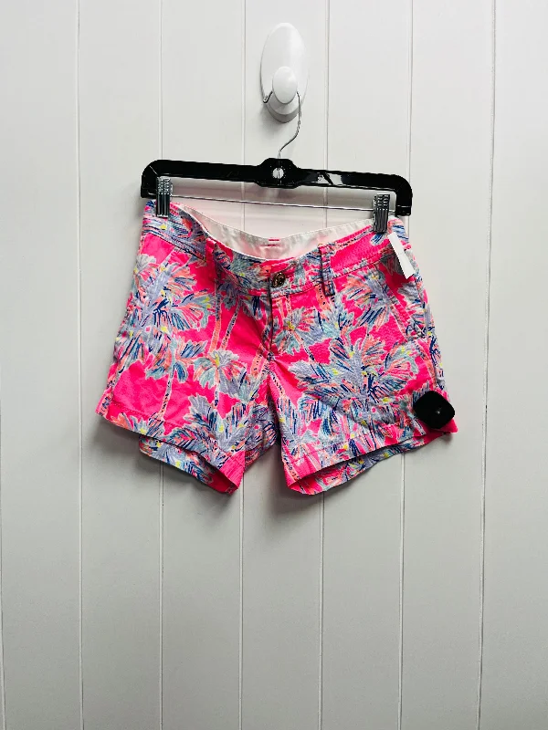 American Style Shorts By Lilly Pulitzer In Pink & Purple, Size: 0