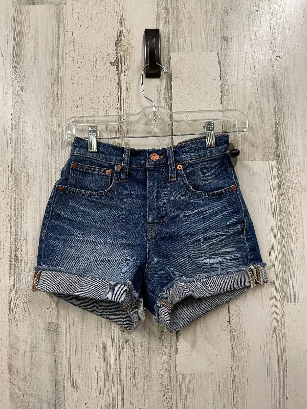 Design And Tailoring Shorts By Madewell In Blue Denim, Size: 0