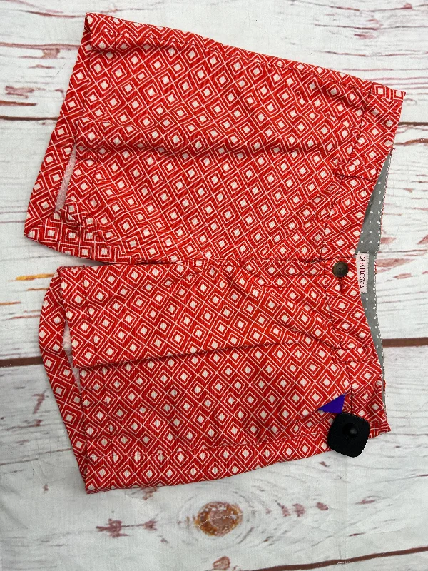 Casual Chic Outfits Shorts By Merona In Red, Size: 4