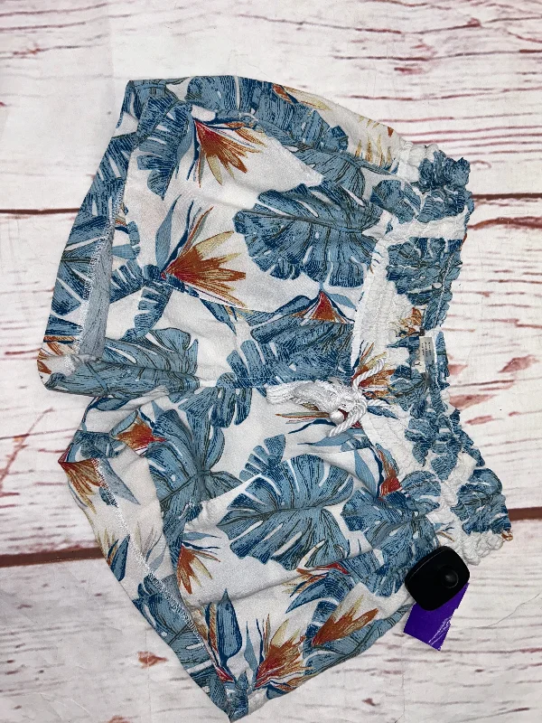 Noble And Elegant Shorts By Roxy In Blue White, Size: S