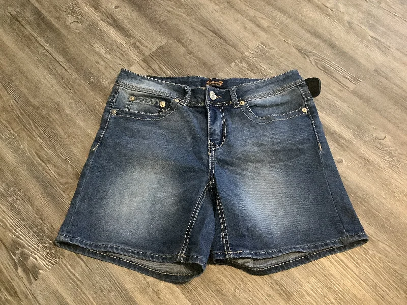 Soft Style Shorts By Seven 7 In Blue Denim, Size: 6