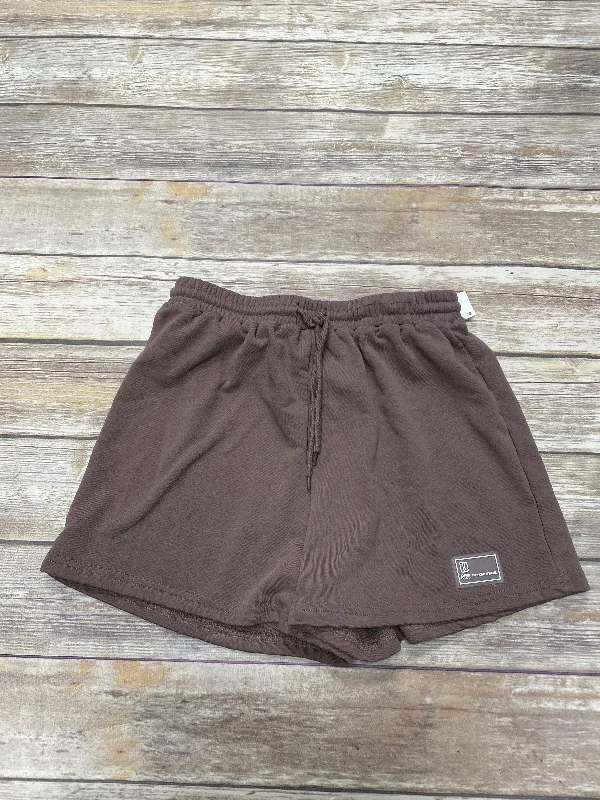 Noble Temperament Shorts By Shein In Brown, Size: M