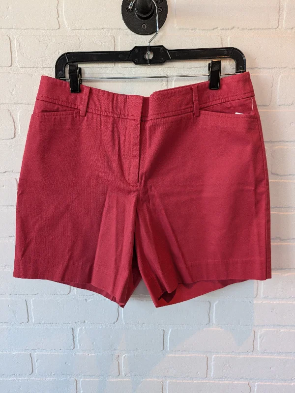 High Street Style Shorts By Talbots In Pink, Size: 10petite