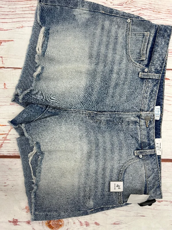 Practical Style Shorts By Time And Tru In Denim Blue, Size: 16