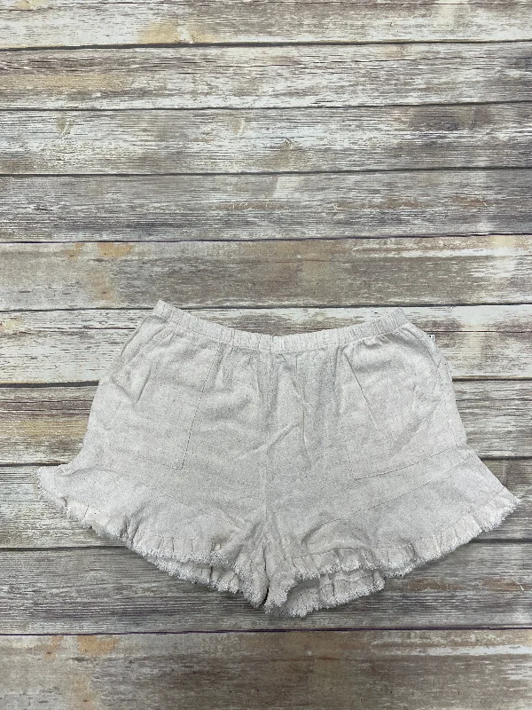 Breezy Outfits Shorts By Umgee In Beige, Size: L