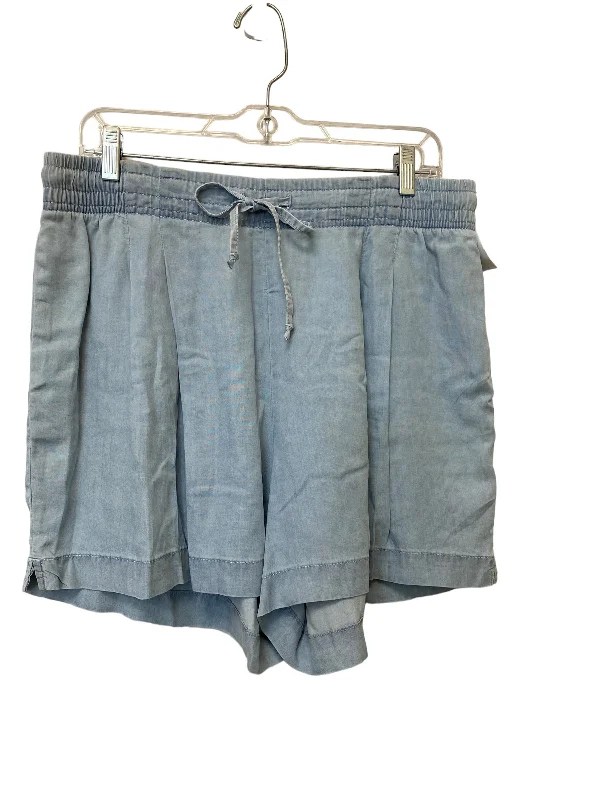 Versatile Itinerary Shorts By Vince Camuto In Blue Denim, Size: M