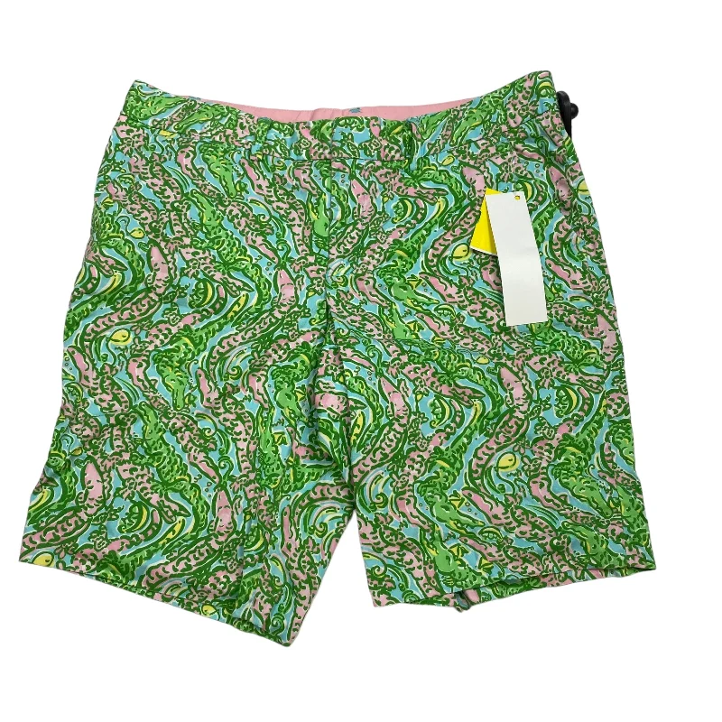 Comfy Pants Shorts Designer By Lilly Pulitzer In Green, Size: 4