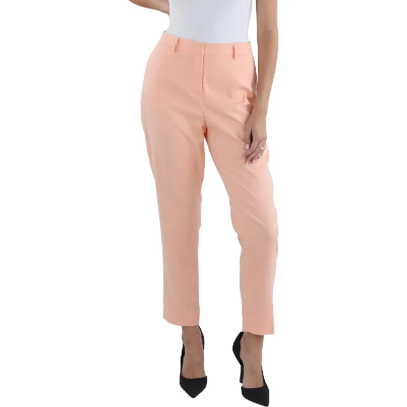 Classic Style Tahari ASL Womens High Rise Solid Straight Leg Pants