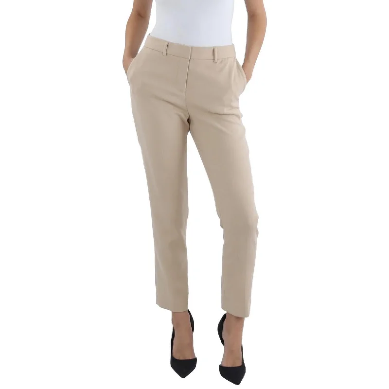 Soft Looks Tahari ASL Womens Mid-Rise Ankle Straight Leg Pants