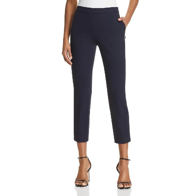 Leisure Sports Theory Womens Straight Pull On Ankle Pants
