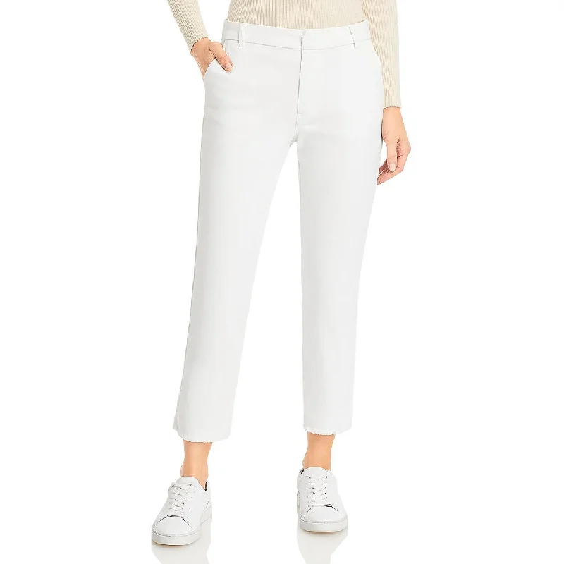 Cool Breeze At Night Three Dots Sonoma Women's Tencel Twill Raw Hem Cropped Pants