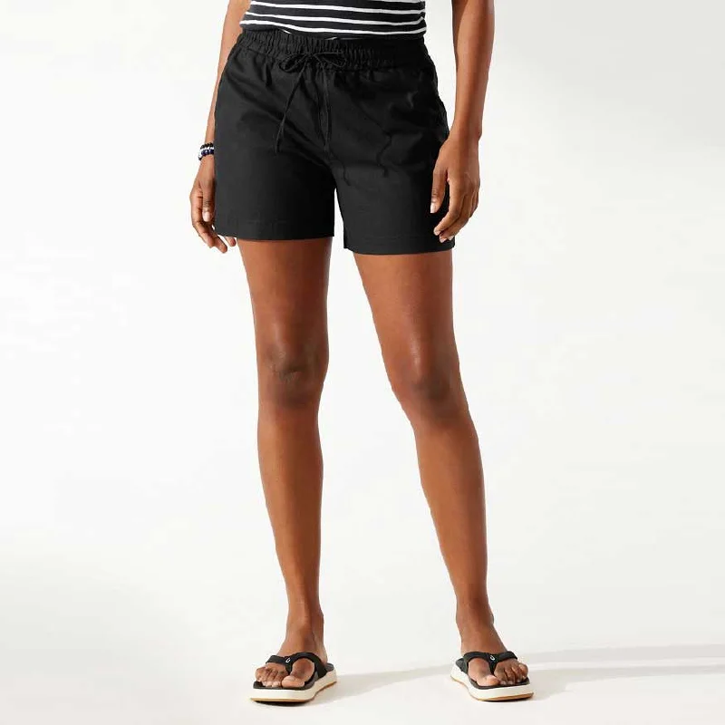 Simple Style Tommy Bahama Women's Palmbray HR Easy Linen Shorts - Black