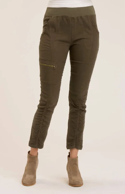 Design Perception Twill Malanda Pant In Olive