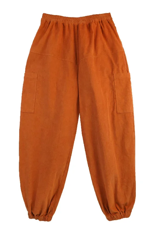 Chic Relaxation Women's Everett Trouser In Ochre
